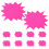 120Pièces Tags De Prix Rose Fluorescent Pour Au Détail 1