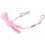 3Pièces Lanière Rose Nylon Antidérapante Usage Extérieur 1