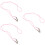 3Pièces Lanière Rose Nylon Antidérapante Usage Extérieur 8