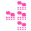 120Pièces Tags De Prix Rose Fluorescent Pour Au Détail 5