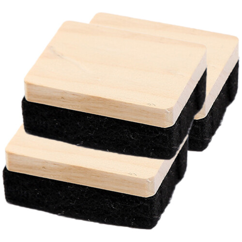 9Pièces Effaceurs Tableau Noir En Bois Multiusage Pour Et École 1