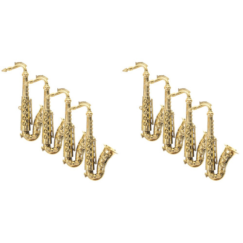 8Pièces Saxophone Pour Bricolage Décoration Et Pendentif 2