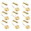 30Pièces Bases Clips Boucles D'oreilles Cuivre Accessoires DIY 1