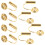 30Pièces Bases Clips Boucles D'oreilles Cuivre Accessoires DIY 2