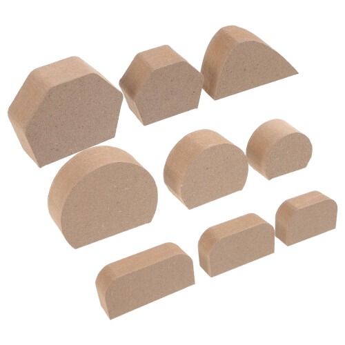 36Pièces Accessoires Moules Poignées De Mug Bois Mdf DIY Décor 1