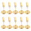 30Pièces Bases Clips Boucles D'oreilles Cuivre Accessoires DIY 3
