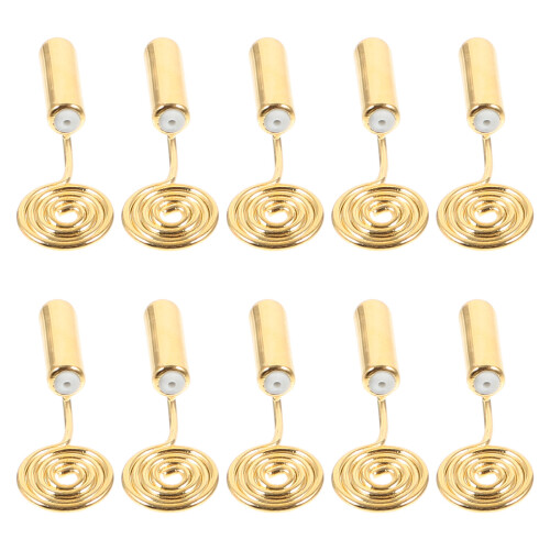 30Pièces Bases Clips Boucles D'oreilles Cuivre Accessoires DIY 2