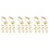 30Pièces Bases Clips Boucles D'oreilles Cuivre Accessoires DIY 6