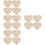 16Pièces Étiquettes Bébé Bois Beige Décor 9