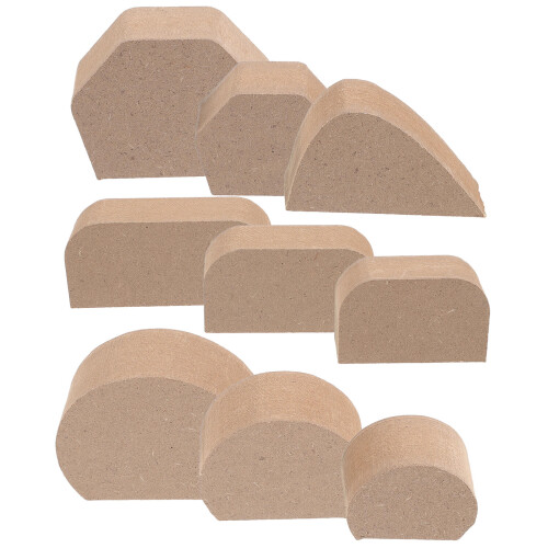 36Pièces Accessoires Moules Poignées De Mug Bois Mdf DIY Décor 2