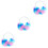 3Pièces Cache-Oreilles Fluffy Accessoire Costume 5