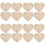 16Pièces Étiquettes Bébé Bois Beige Décor 7