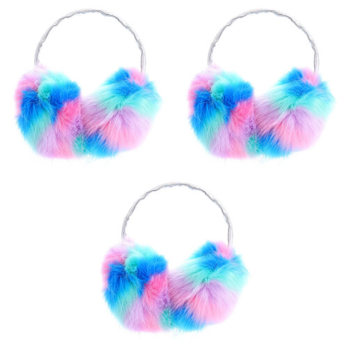 3Pièces Cache-Oreilles Fluffy Accessoire Costume 2
