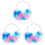 3Pièces Cache-Oreilles Fluffy Accessoire Costume 2