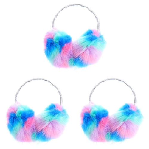 3Pièces Cache-Oreilles Fluffy Accessoire Costume 1