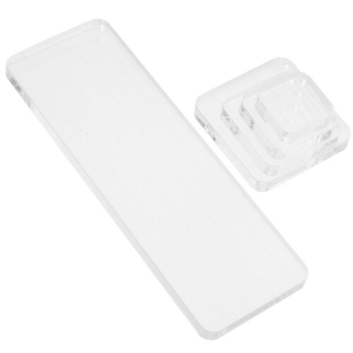 25Pièces Accessoires De Tampon Transparent Pour Projets DIY 2