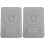 2Pièces D'entraînement Gris Polyvalent Pour Pilates 4