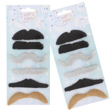 150Pièces Barbes Fausses Costume Cosplay Attrayantes Multicolores
