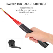 Grip Adhésif Noir Raquette Tennis Badminton Antisueur Durable