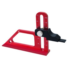 3Pièces Étape Aluminium Rouge Outil Mesure Précis Menuiserie