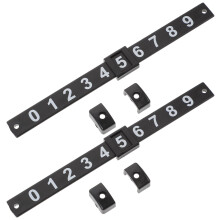 10Pièces Scoreurs Football De Table PP Noir Faciles À Lire