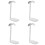 4Pièces Rangement Casque Silicone , Support Stable Pour Bureau 7