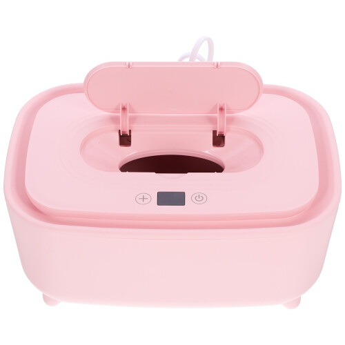 2Pièces Chauffe-Lingettes Humides Portable Bébé USB Rose Compact 1