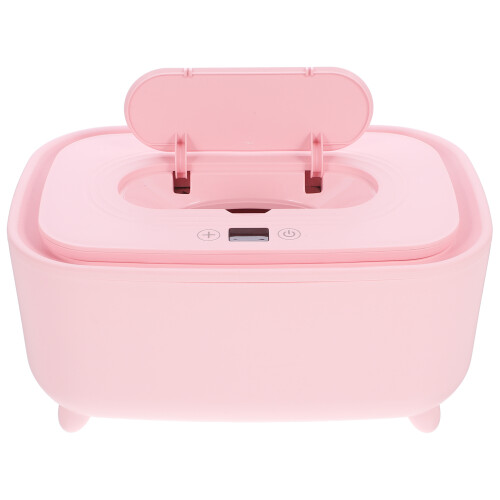 2Pièces Chauffe-Lingettes Humides Portable Bébé USB Rose Compact 2