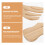 1Pc Yellow Bamboo Salad Stirrer Hand-Shaped Kitchen Supply Server 7