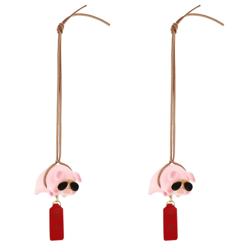 2Pièces Accessoire Rétroviseur Décoration Auto Colorée 1