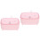 2Pièces Chauffe-Lingettes Humides Portable Bébé USB Rose Compact 6