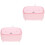 2Pièces Chauffe-Lingettes Humides Portable Bébé USB Rose Compact 5