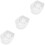 3Pièces Bols Bain Main Transparent Retrait Vernis Ongles 7