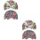 4Pièces Bonnets Bébé À Oreilles Colorés, Confortables Pour Bains 5