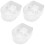 3Pièces Bols Bain Main Transparent Retrait Vernis Ongles 5