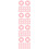 200Pièces Disques Discbound Rose Plastique Pour Planner 10
