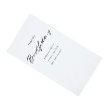 2Pcs Simple White Cloth Happy Birthday Background for Decoration
