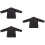 3Pièces Vestes Chef Unisexes Coupe Ample Facile À Durable 7