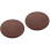 2Pièces Siège De Rond En Bois, Assise Robuste Marron 6