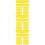 36Pcs Yellow Oval Fruit and Snack Serving Baskets 10