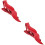 2Pièces Clips Cravate Simple Durable Pour Party 8