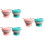 6Ensembles Bols Bébé Avec Couleur Rose Vert 7