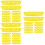 36Pcs Yellow Oval Fruit and Snack Serving Baskets 9