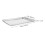 2Pcs Stainless Steel Sheet Pans for Baking Large Silver Barbecue Tray 10