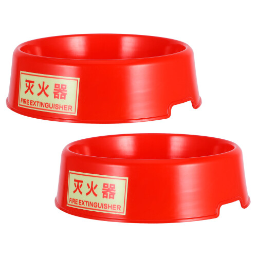 4Pcs Multi Color Fire Extinguisher Organizer Plastic Base for Homes 2