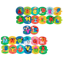 1 Set Kids English Letter Matching Toy Learning Cards