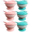6Ensembles Bols Bébé Avec Couleur Rose Vert 8