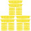 36Pcs Yellow Oval Fruit and Snack Serving Baskets 4