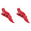 2Pièces Clips Cravate Simple Durable Pour Party 4