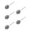 5Pcs Kitchen Stainless Steel Pot Scrubber with Long Handle Heavy Duty 7